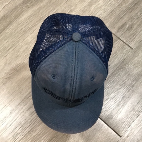Carhartt Blue Faded SnapBack Trucker Hat - Picture 2 of 9